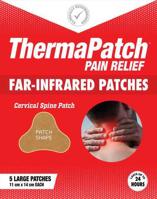 Far-Infrared Cervical Spine Patch Pack of 5