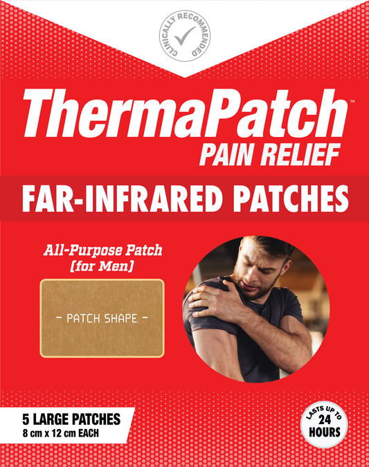 Far-Infrared All-Purpose Patch (for Men) Pack of 5