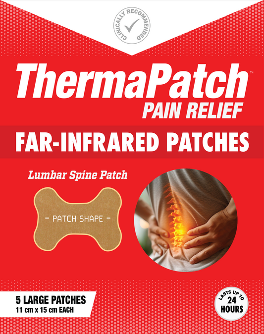 Far-Infrared Lumbar Spine Patch Pack of 5